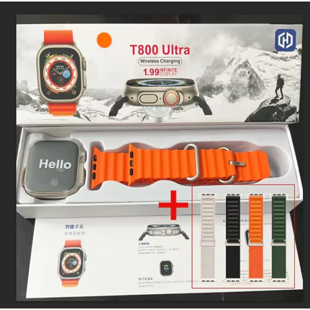 2025 Nova Série 8 Relógio T800 Ultra Smart Watch Esportivo Sem Fio À Prova D’água T800 Ultra2 MAX